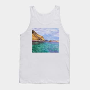 View from Jetty in watercolor Tank Top